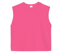 Cropped-Top mit rundem Ausschnitt