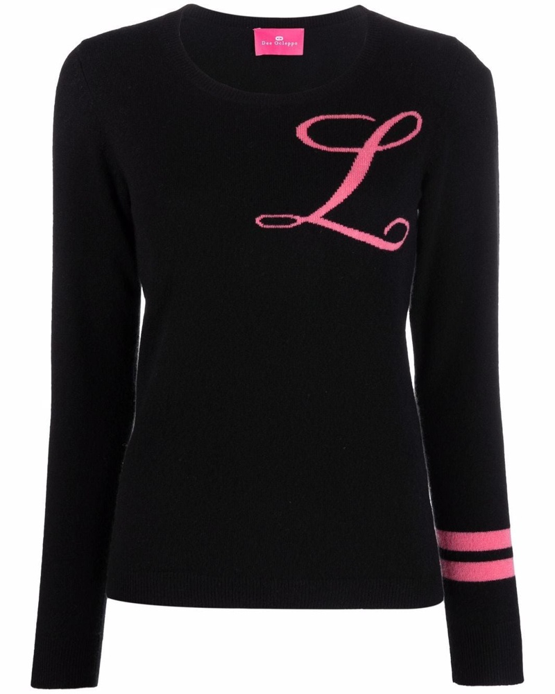 DeeOcleppo Damen Intarsien-Pullover