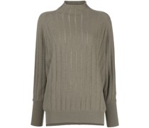Gerippter Kaschmirpullover