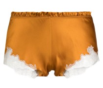 Slip aus Seide mit Spitze
