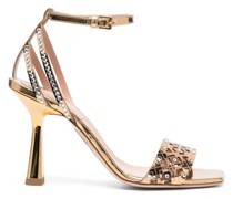 Sandalen mit Kristallen