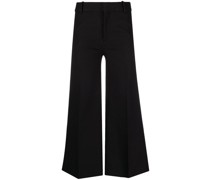 Cropped-Hose mit weitem Bein