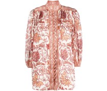 Bluse mit Blumen-Print