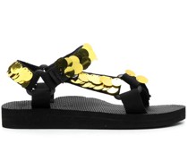 Flache Trekky Sandalen