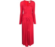 Gerafftes Maxikleid