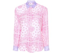 Meredith paisley-print linen shirt
