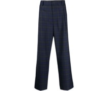 Straight-Leg-Hose mit Karomuster