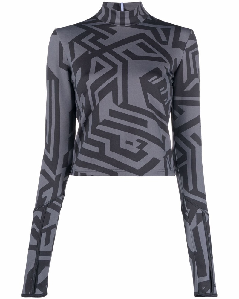 McQ Damen Oberteil mit geometrischem Print