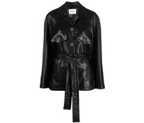 Jacke aus Kunstleder