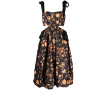 Kleid mit Blumen-Print