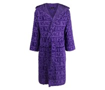 Bademantel mit Logo-Print
