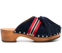 Mules mit Holzsohle