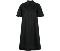 Hemdkleid mit Puffärmeln