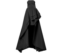 Schulterfreie Robe mit Volants