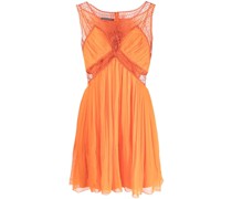 Chiffonkleid mit Falten