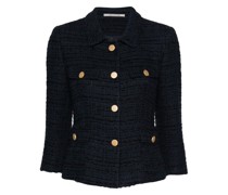 Tweed-Jacke mit Knöpfen