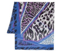 Seidenschal mit Animal-Print