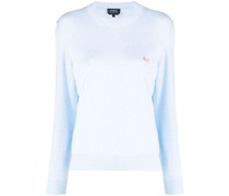 A.P.C. Pullover mit Logo-Stickerei