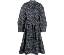 Hemdkleid mit Blumen-Print