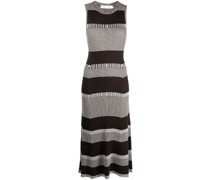Midikleid aus geripptem Strick