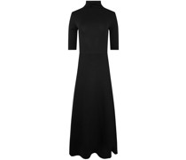 Gestricktes Midikleid mit Rollkragen