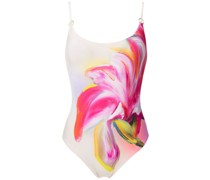 Maio Badeanzug mit abstraktem Print