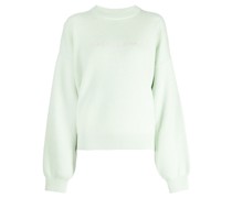 Gestrickter Pullover mit Rundhalsausschnitt