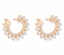 18kt Venetian Princess Rotgoldohrringe