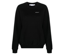 Bookish Sweatshirt mit Logo-Print