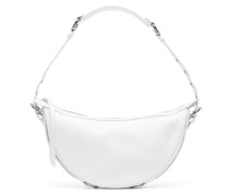 Schultertasche aus Lackleder