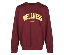 Pullover mit "Wellness"-Print