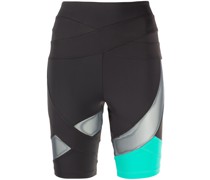 Shorts mit transparenten Einsätzen