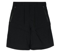 zip-pocket panelled shorts