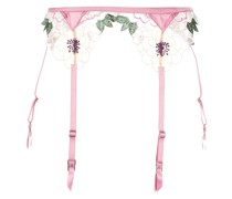 Jardin Strumpfhalter mit Blumenstickerei