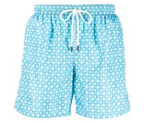 Badeshorts mit Stern-Print