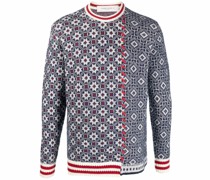 Pullover mit Intarsienmuster