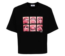 T-Shirt mit Mouth Graphic-Print