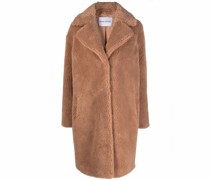 Mantel aus Faux Fur