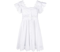 Kleid mit eckigem Ausschnitt