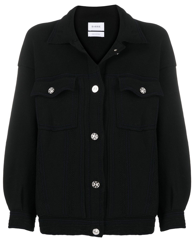 Barrie Damen Gerippter Cardigan