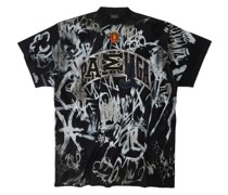 T-Shirt mit Graffiti-Print