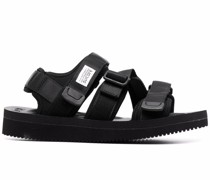 Sandalen mit Logo-Patch