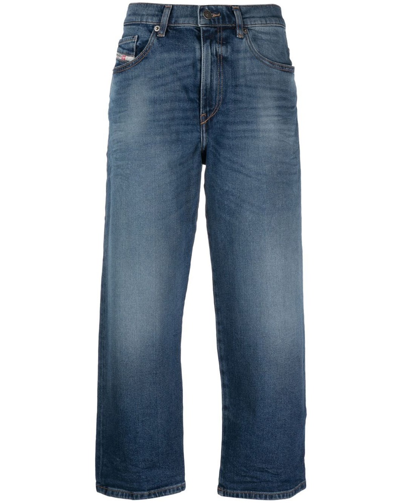 Diesel Damen Klassische Cropped-Jeans