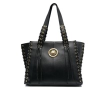 Handtasche mit Tigerkopf-Schild