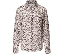 Hemd mit Leoparden-Print