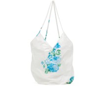 Rucksack mit Blumen-Print