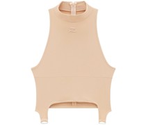 Cropped-Top mit Logo-Patch