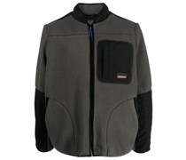 Adapt Fleecejacke mit Kontrasteinsätzen