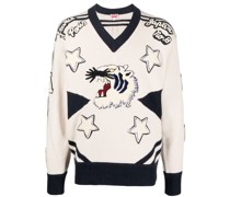 Pullover mit V-Ausschnitt