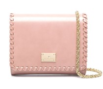 logo-plaque detail shoulder bag
